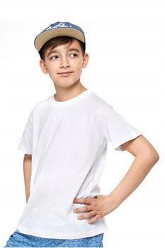 Moraj T-shirt młodzieżowy Biały Bawełna