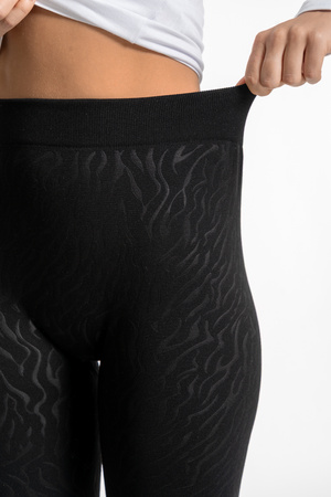 LEGGINSY DAMSKIE OCIEPLANE GETRY Z WYSOKIM STANEM SZEROKI PAS MORAJ