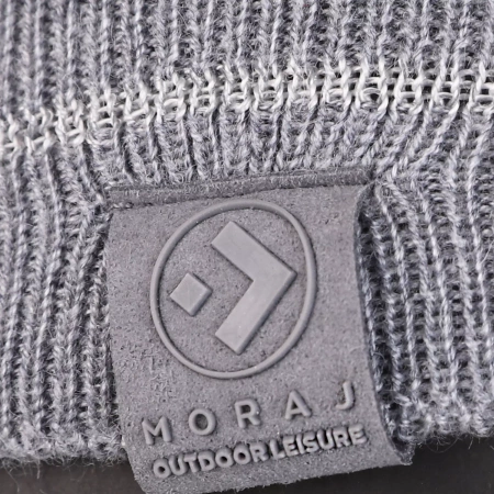 CZAPKA MĘSKA CIEPŁA Z ODBLASKOWĄ NICIĄ ZIMOWA KLASYCZNA MODNA MORAJ