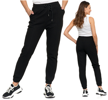 MORAJ Spodnie Damskie Dresowe w Kratkę