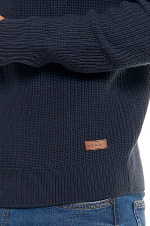 Sweter Męski Ze Stójką Zapinany Pod Szyją Elegancki Sweterek Ciepły MORAJ 