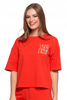 Luźny T-SHIRT DAMSKI Koszulka Bawełniana Bluzka z Krótkim Rękawem MORAJ 