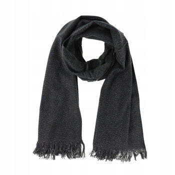 Szal Damski gruby przeplatany srebrną nitką MORAJ