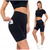 Legginsy Kolarki Szorty Damskie Sportowe Wysoki Stan z Kieszeniami MORAJ 