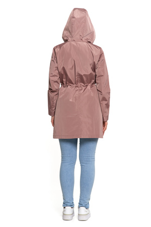 KURTKA DAMSKA PRZEJŚCIOWA Z KAPTUREM PARKA ELEGANCKI PŁASZCZ MORAJ