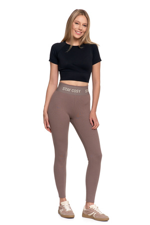 LEGGINSY DAMSKIE OCIEPLANE CIEPŁE GETRY WYSOKI STAN ELASTYCZNE MORAJ