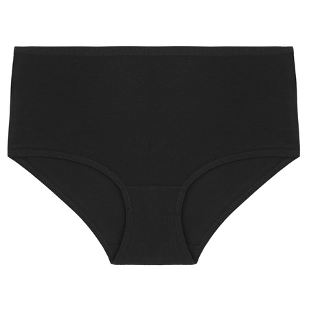 MAJTKI DAMSKIE FIGI Z WYSOKIM STANEM MAXI BIKINI 4-PAR GŁADKIE MORAJ