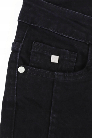 Spodnie Damskie Jeansowe mom fit Pasek MORAJ