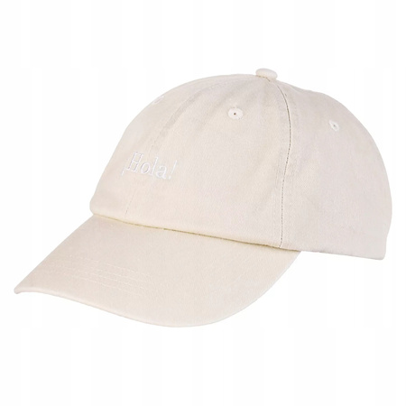 Czapka z Daszkiem Klasyczna Bejsbolowa Unisex Sportowa Bawełna Beżowa MORAJ