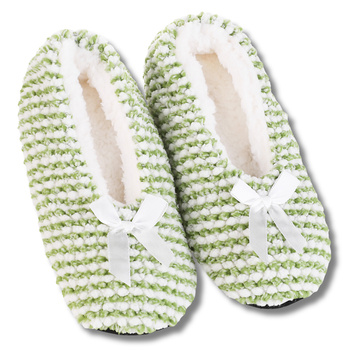 KAPCIE DAMSKIE BAMBOSZE MIĘKKA PODESZWA PAPCIE Z ABS KOKARDKI MORAJ