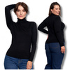 CIENKI GOLF DAMSKI ELEGANCKI SWETER BLUZKA Z GOLFEM DŁUGI RĘKAW MORAJ
