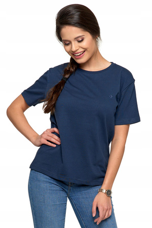 T-Shirt Damski Bawełna PREMIUM Wygodna Luźna Koszulka Gładka MORAJ 