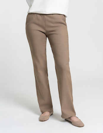 PROSTE SPODNIE DAMSKIE WIĄZANE ELASTYCZNE WYGODNE MODNE MORAJ