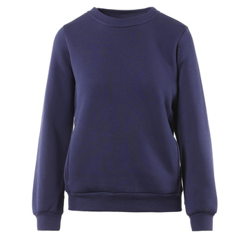 Ocieplana BLUZA DAMSKA Bez Kaptura z Kieszeniami Gładka Ciepła MORAJ