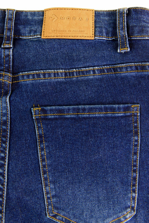 Spodnie Damskie Jeansowe mom fit Pasek MORAJ