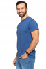 T-SHIRT MĘSKI PREMIUM Koszulka Gładka Bluzka z Haftem Bawełniana MORAJ 
