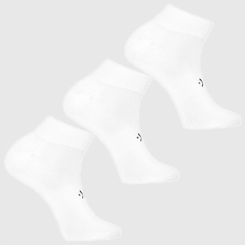 Skarpetki 3/4 Męskie Białe Za Kostkę Klasyczne Gładkie 3-PAK MORAJ