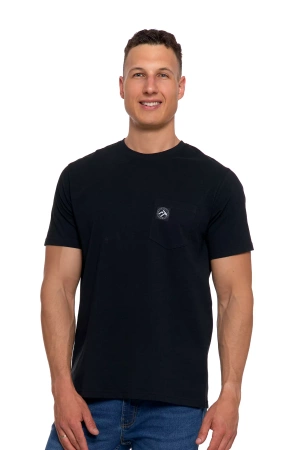 T-SHIRT MĘSKI MORAJ KOSZULKA KRÓTKI RĘKAW PROSTA Z KIESZONKĄ MODNA