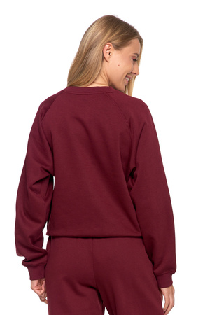 OCIEPLANA BLUZA DAMSKA Z HAFTEM LUŹNA KLASYCZNA CIEPŁA MORAJ