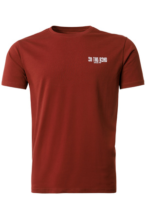 T-SHIRT MĘSKI Z KRÓTKIM RĘKAWEM KOSZULKA BLUZKA Z NADRUKIEM MODNA MORAJ