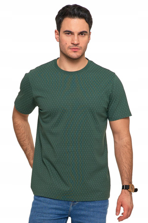 T-Shirt Męski Klasyczny Koszulka na Krótki Rękaw Modne Wzory MORAJ 