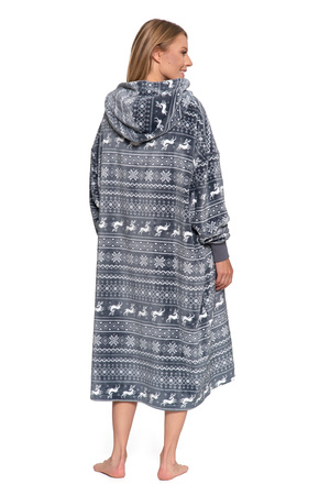 KOCOBLUZA CIEPŁA DUŻA BLUZA Z KAPTUREM KOC NA ZIMĘ OVERSIZE MORAJ