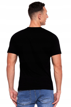 T-Shirt Męski Koszulka Bawełna Naszywka MORAJ
