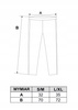 Legginsy Damskie 3/4 Wysoki Stan Bawełna 