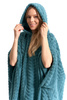 KOCOBLUZA CIEPŁA DUŻA BLUZA Z KAPTUREM KOC NA ZIMĘ OVERSIZE MORAJ