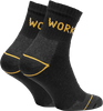 Skarpety Robocze 3/4 WORK BHP Wytrzymałe Mocne Skarpetki Bawełna 6PAK 