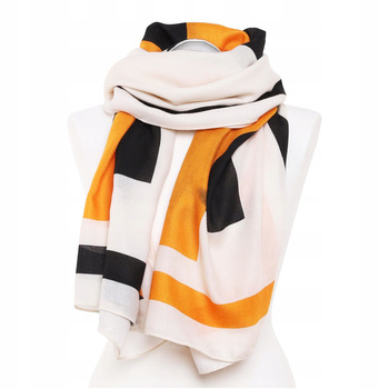 Szal Damski Lekki Delikatny Szalik Zwiewny Cienki Apaszka Jesienny MORAJ