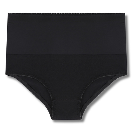FIGI DAMSKIE ŚCIĄGAJĄCE MAJTKI MAXI BIKINI CZARNE GŁADKIE MORAJ 1-SZT.