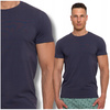 T-SHIRT PREMIUM Koszulka Męska z Krótkim Rękawem Gładka z Logo MORAJ 