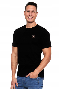 T-Shirt Męski Koszulka Bawełna Naszywka MORAJ