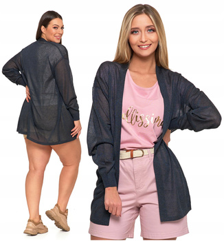 Cienki Sweter Damski Lekki Kardigan Elegancki Przewiewny Wiskoza MORAJ