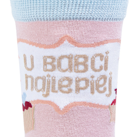 SKARPETY DLA BABCI SKARPETKI MORAJ 1-PAR W ETUI NA OKULARY UROCZE