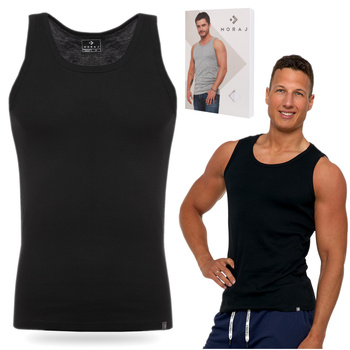 PODKOSZULEK MĘSKI Koszulka Bez Rękawów Podkoszulka 100% Bawełna MORAJ