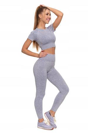 Legginsy Damskie Sportowe Wysoki Stan Kryjące Elastyczne Wygodne MORAJ