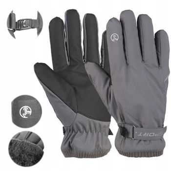 RĘKAWICZKI MĘSKIE Ciepłe Rękawice Do Ekranów Dotykowe Ocieplane MORAJ