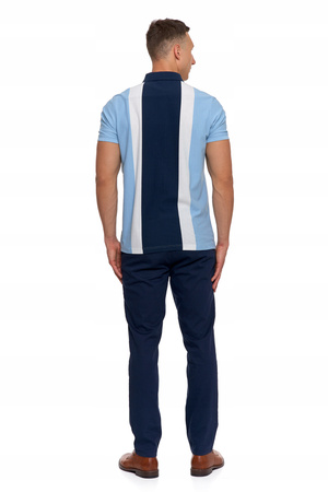 Elegancki T-Shirt Koszulka Polo Polówka z Krótkim Rękawem Modna MORAJ 
