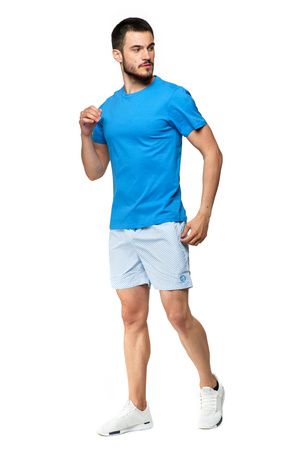 T-SHIRT MĘSKI MORAJ GŁADKA KOSZULKA KRÓTKI RĘKAW PROSTA KLASYCZNA