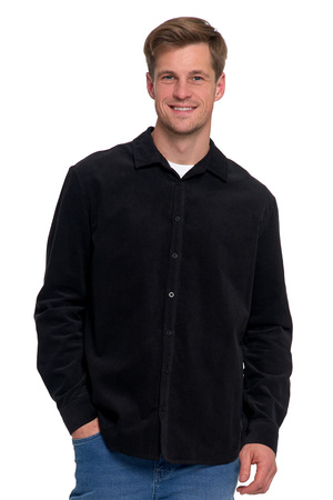 KOSZULA MĘSKA SZTRUKSOWA BAWEŁNIANA DŁUGI RĘKAW KLASYCZNA MODNA MORAJ