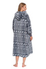 KOCOBLUZA CIEPŁA DUŻA BLUZA Z KAPTUREM KOC NA ZIMĘ OVERSIZE MORAJ