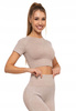 CROP-TOP DAMSKI z Krótkim Rękawem Stylowa Koszulka Sportowa MORAJ