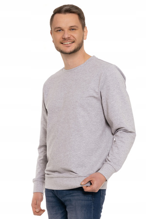 Bluza Męska Wkładana Przez Głowę Bez Kaptura Bawełniana Wygodna MORAJ