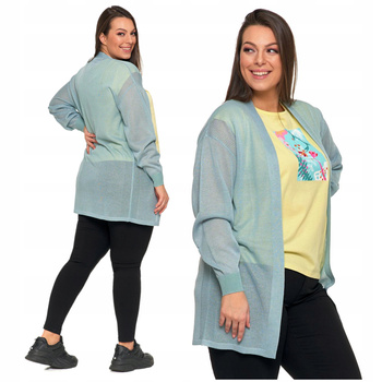 Cienki Kardigan Damski Lekki Sweter Delikatna Narzutka Wiskoza MORAJ