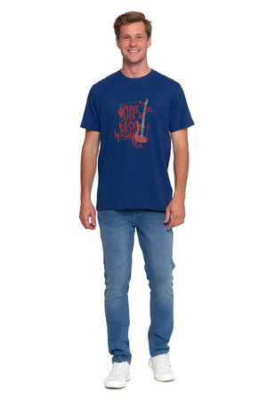 T-SHIRT MĘSKI KOSZULKA Z KRÓTKIM RĘKAWEM MODNA BLUZKA STYLOWA MORAJ