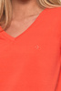 T-Shirt Damski Luźna Koszulka Bawełna PREMIUM Wygodna Dekolt V MORAJ 