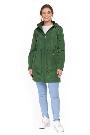 KURTKA DAMSKA PRZEJŚCIOWA Z KAPTUREM PARKA ELEGANCKI PŁASZCZ MORAJ