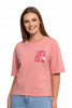 Luźny T-SHIRT DAMSKI Koszulka Bawełniana Bluzka z Krótkim Rękawem MORAJ 